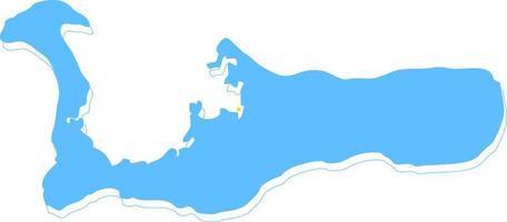 Ilhas Cayman vector map.hand desenhado estilo de minimalismo.