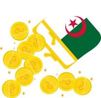 bandeira da argélia vetor