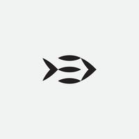 logotipo dos peixes. design de logotipo criativo. vetor