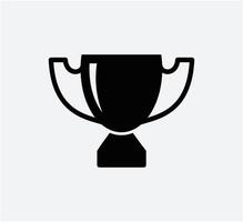 modelo de design de logotipo de vetor de ícone de troféu