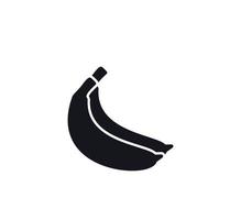 modelo de design de logotipo de ícone de banana de frutas vetor