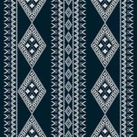 design tradicional de padrão oriental geométrico azul escuro e design de padrão étnico geométrico para plano de fundo e papel de parede e usado no design de plano de fundo vetor