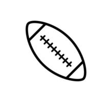 modelo de logotipo de vetor de ícone de rugby