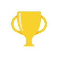 troféu de ouro para os vencedores do conceito de prêmio de conquista esportiva