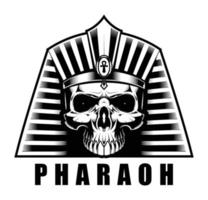 o lendário vetor de arte do crânio do faraó