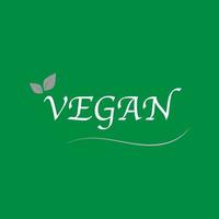 fonte de logotipo vegano para banner de negócios, campanha não comendo carne. vetor