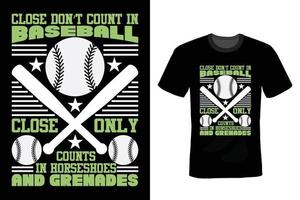 design de camiseta de beisebol, vintage, tipografia vetor