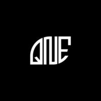 design de logotipo de carta qne em background.qne criativo logotipo de carta concept.qne design de carta de vetor de iniciais criativas.