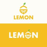 conceito de logotipo de limão criativo e colorido vetor
