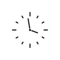 vetor de relógio para apresentação do ícone do símbolo do site