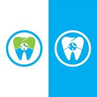 ilustração em vetor modelo logotipo dental