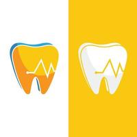 ilustração em vetor modelo logotipo dental