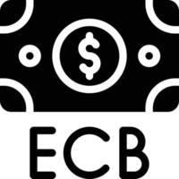 dinheiro ecb ilustração vetorial em ícones de uma qualidade background.premium symbols.vector para conceito e design gráfico. vetor