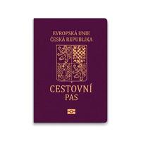 passaporte da república tcheca vetor
