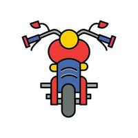 ilustração de ícone de moto, moto. design vetorial adequado para sites, aplicativos e muito mais. vetor