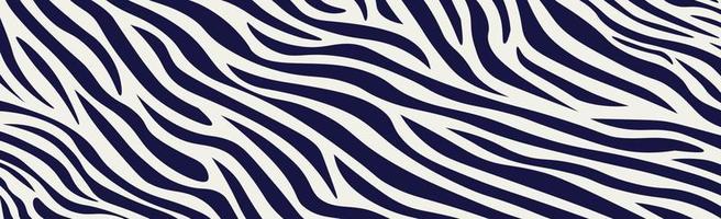 textura panorâmica da pele de zebra conjunto de linhas caóticas - vetor