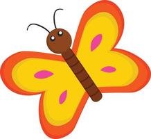 clipart de vetor de borboleta fofa