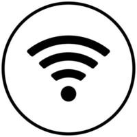 estilo de ícone wi-fi vetor