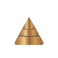 vetor do logotipo da pirâmide