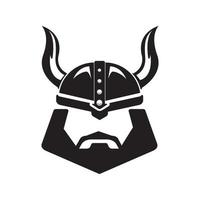 logotipo do capacete vikings vetor
