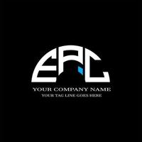 design criativo do logotipo da carta epc com gráfico vetorial vetor