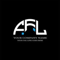 design criativo de logotipo de carta ffl com gráfico vetorial vetor