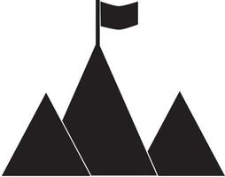 ícone de missão em fundo branco. design de estilo simples. sinal de missão vetor