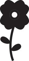 ícone de flor em fundo branco. sinal de flor. design de estilo simples. símbolo da flor. vetor