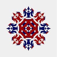 lindo vetor de mandala, único, combinação, henna, contorno, decorativo, criativo, único, flor, redondo, ásia, resumo, ícone, deco, quadro, decoração, kramic, parede, pano de fundo