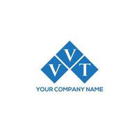 conceito de logotipo de letra de iniciais criativas vvt. vvt carta design.vvt carta logotipo design em fundo branco. conceito de logotipo de letra de iniciais criativas vvt. design de letra vvt. vetor