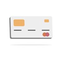 conceito de cartão de crédito 3D em estilo cartoon minimalista vetor