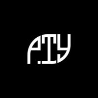 psy carta logotipo design em preto background.psy criativas iniciais carta logo concept.psy vector carta design.