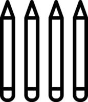 ilustração de design de ícone de vetor de lápis de olho