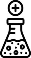 adicionar ilustração de design de ícone de vetor químico