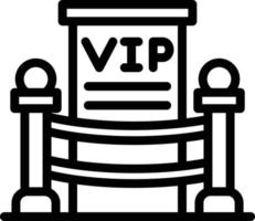 ilustração de design de ícone de vetor vip