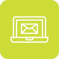 ícone de vetor de e-mail marketing