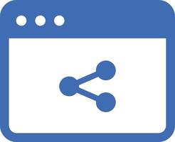 navegador compartilhar ícone vetorial isolado que pode facilmente modificar ou editar vetor