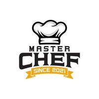 modelo de vetor de design de logotipo master chef