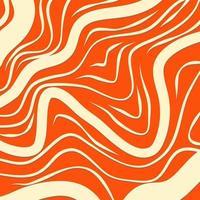 groovy poster y2k fundo retrô para design de impressão. ilustração vetorial em espiral. impressão psicodélica. fundo vintage. capa, pôster, papel de parede. anos 60, 70, hippie vetor