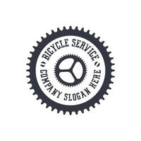 vetor de ícone de logotipo de bicicleta, veículo para esportes, corrida, casual, downhill, modelo retro