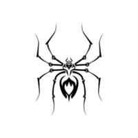 imagem abstrata do vetor de aranhas tribais. desenho vetorial tribal de tatuagem