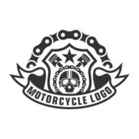 logotipo de motocicletas vintage para modelo de vetor de clube ou comunidade