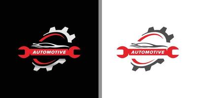 conjunto de logotipo automotivo moderno e elegante vetor