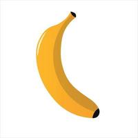 vetor de banana em estilo de design plano