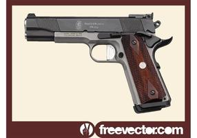 Pistola Smith Wesson vetor