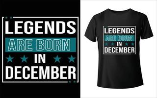 as lendas nascem no mês design de camiseta, mês janeiro fevereiro março abril maio junho julho agosto setembro outubro novembro dezembro design de camiseta vetor