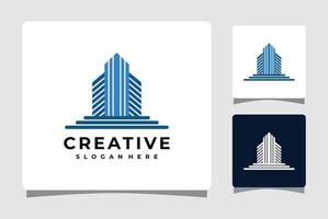 inspiração de design de modelo de logotipo imobiliário vetor