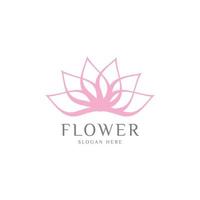 vetor premium de logotipo de flor de lótus moderno