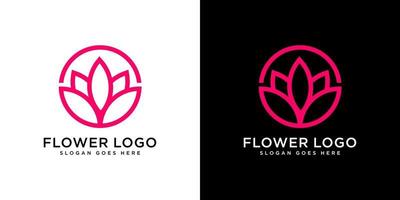 vetor premium do logotipo da flor da natureza