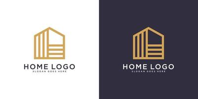 vetor de modelo de design de logotipo em casa